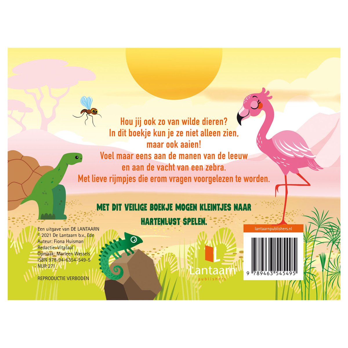 De Lantaarn Voorleesboek Kijk & Voel | Wilde Dieren