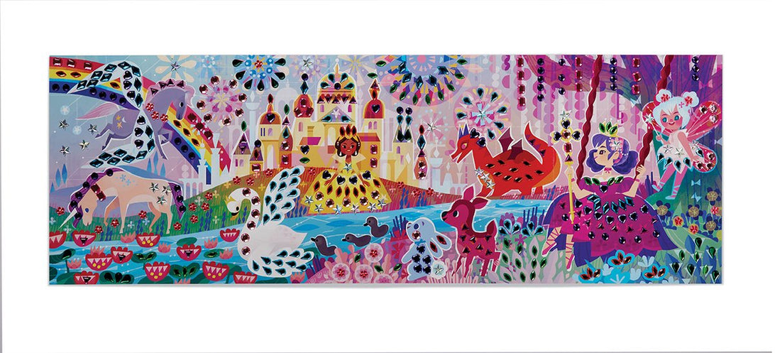 Crocodile Creek Creativity | Jewel Art Poster | Magische Feeënwereld