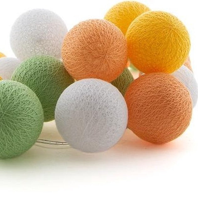 Cotton Ball Lights Buitenlichtslinger 20 stuks | Flor