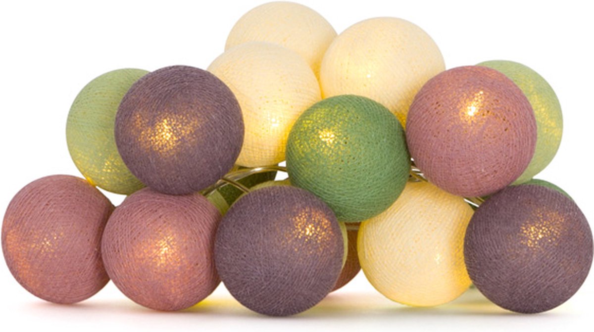 Cotton Ball Lights Lichtslinger 20 stuks | Forest Fruit