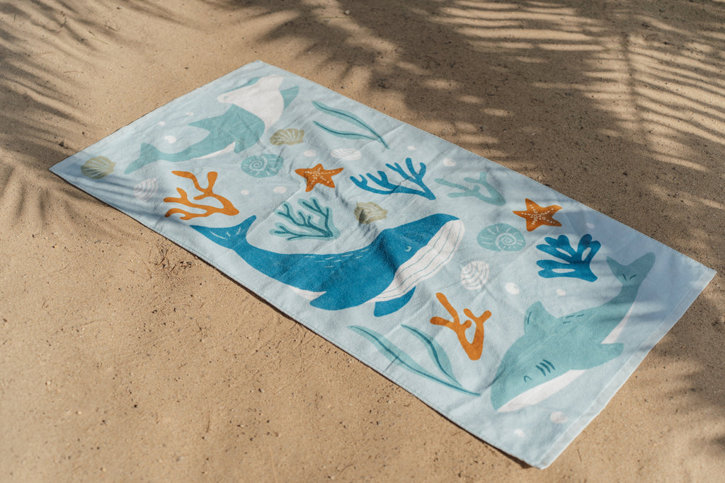 Little Dutch Strandlaken Beach Towel | Oceam Dreams Blue