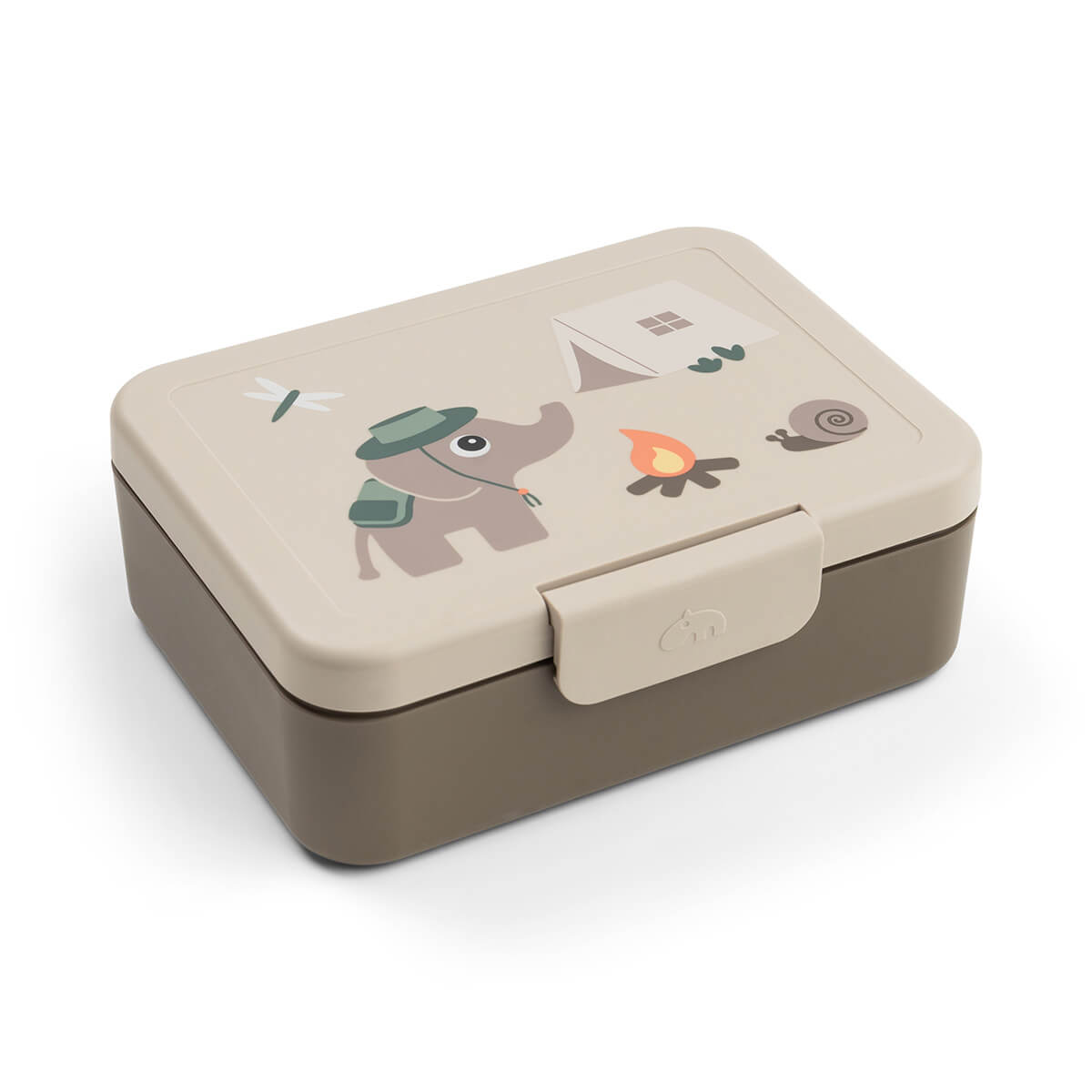 Done By Deer lunchdoos met verdeelvakje Tiny Trails Sand