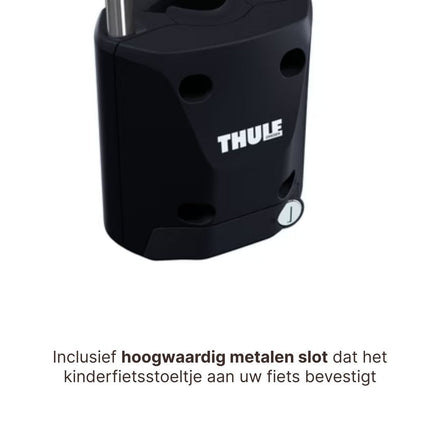 Thule Yepp 2 Maxi Fietsstoel Achterop Frame Montage | Aegean Blue
