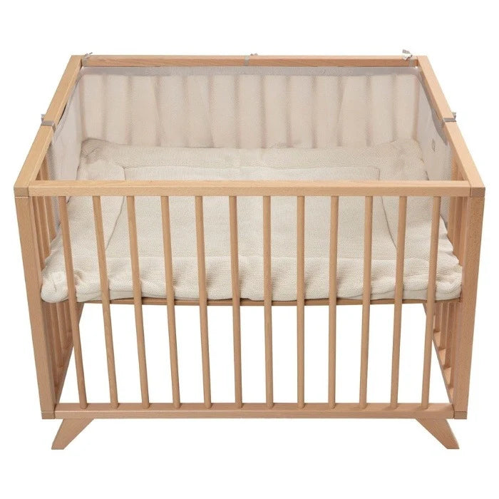 Jollein Boxbumper 220x30cm Ademend Mesh Sand