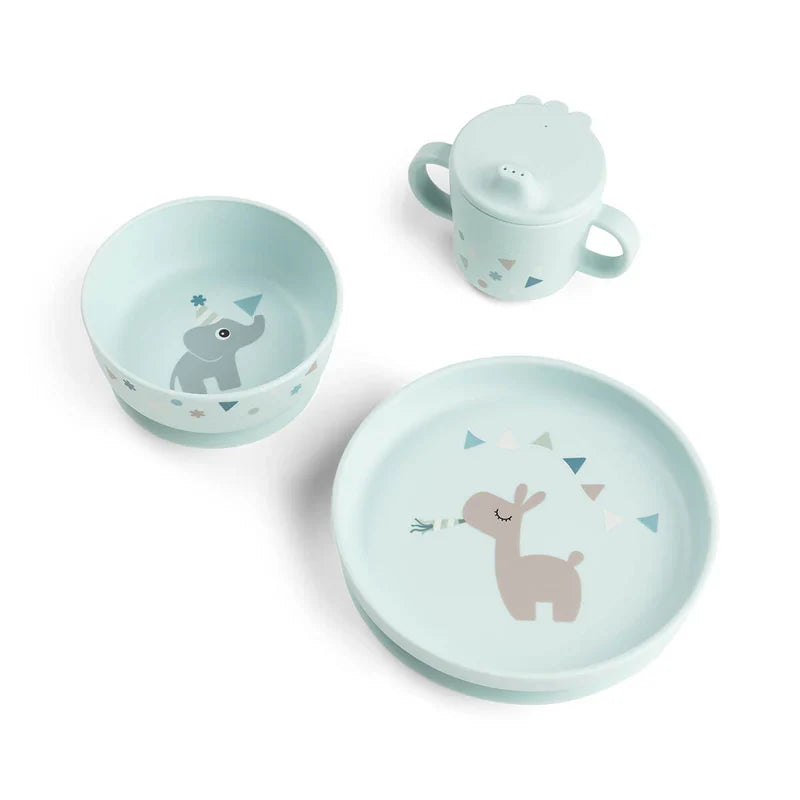 Done By Deer Foodie Dinner Set | Celebration Blue