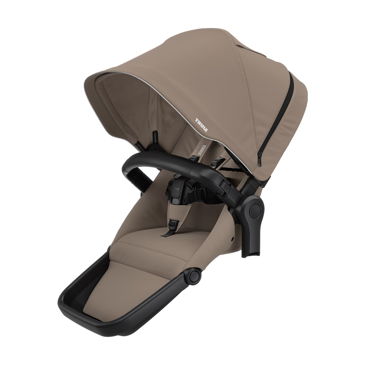 Thule Sleek 2 Sibling Seat | Tinted Taupe On Black