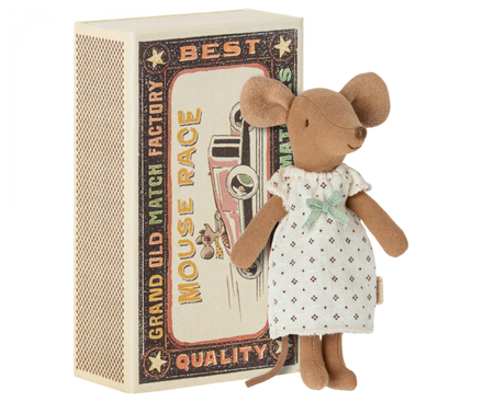 Maileg Mouse Big Sister In Matchbox