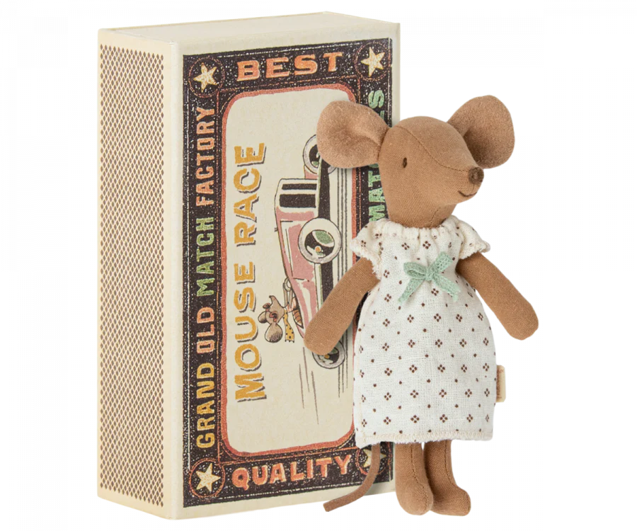 Maileg Mouse Big Sister In Matchbox