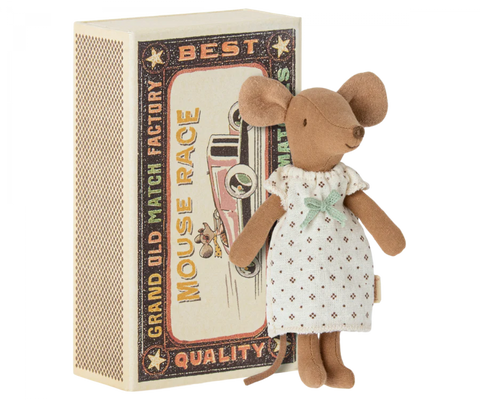 Maileg Mouse Big Sister In Matchbox