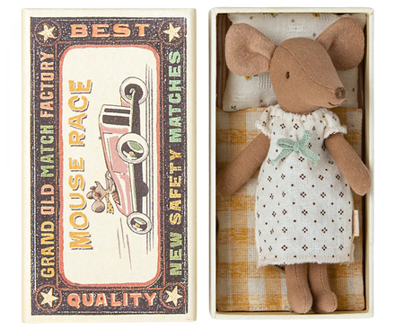 Maileg Mouse Big Sister In Matchbox