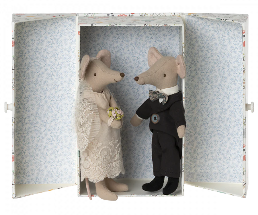 Maileg Wedding Mice Couple In Box