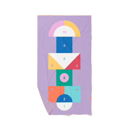 Quut Play Towel Strandhanddoek Large | Hopscotch 180x100 cm