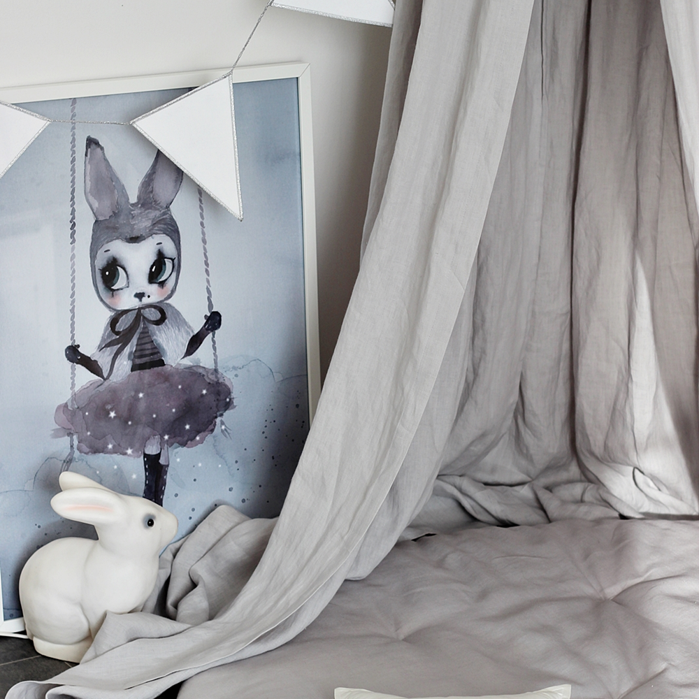 Cotton & Sweets Klamboo 235cm | Light Grey