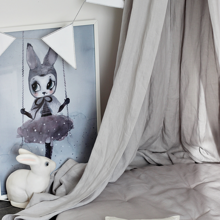 Cotton & Sweets Klamboo 235cm | Light Grey