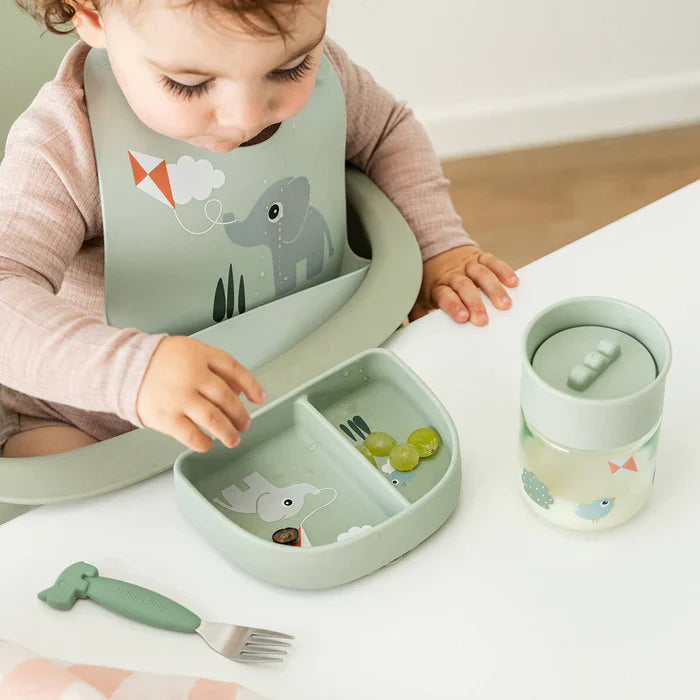 Done By Deer Stick&Stay Kommetje met Vakjes | Playground Green