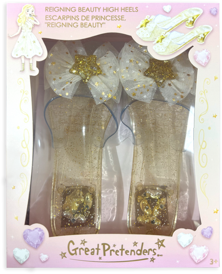 Great Pretenders Reigning Beauty High Heels verkleedschoentjes goud