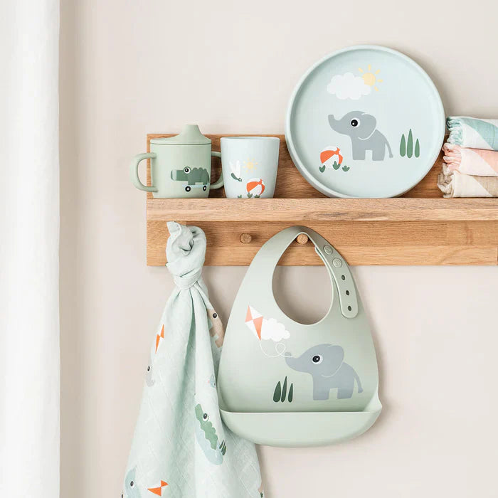 Done By Deer Silicone Beker | Playground Blue