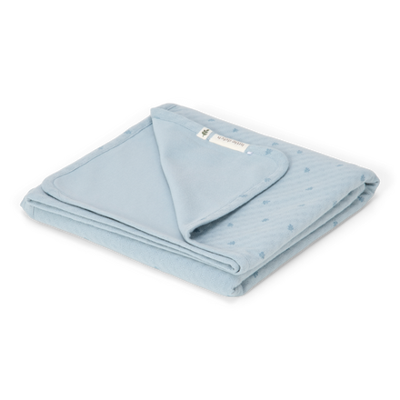 * Little Dutch Wiegdeken 70x100 | Pure Denim Blue