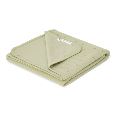 Little Dutch Ledikantdeken 110x140 | Pure Sage Leaves