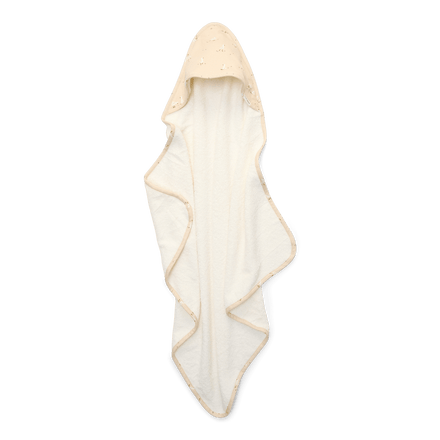 Little Dutch Badcape Little Goose 75x75 | Wit