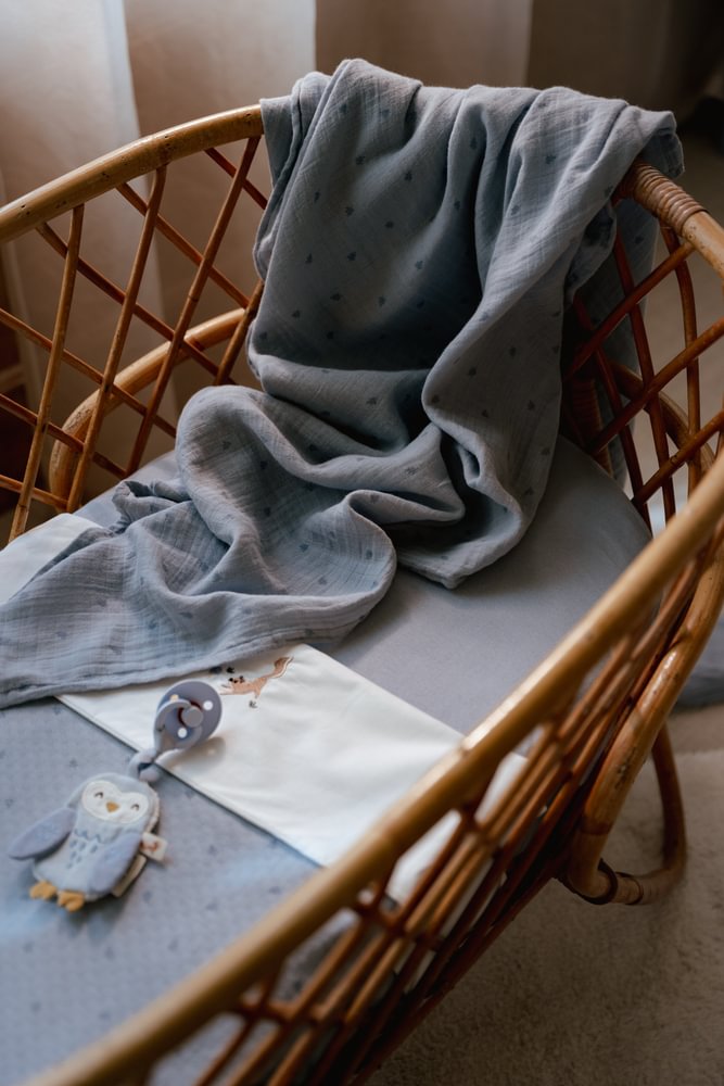 Little Dutch Swaddle Doeken Hydrofiel 70x70 | Pure Denim Blue