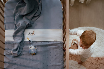 Little Dutch Swaddle Doek Hydrofiel 120x120 | Pure Denim Blue