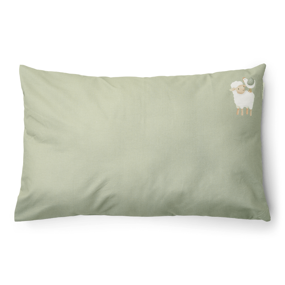 Little Dutch Dekbedovertrek Ledikant Little Farm 100x140 | Groen