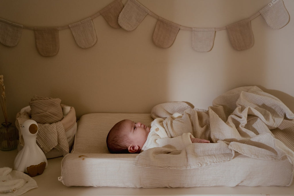 Little Dutch Swaddle Doek Hydrofiel 120x120 | Pure Soft Beige