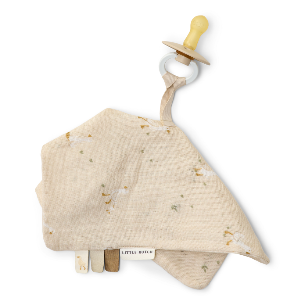 Little Dutch Speendoekje Little Goose | Beige