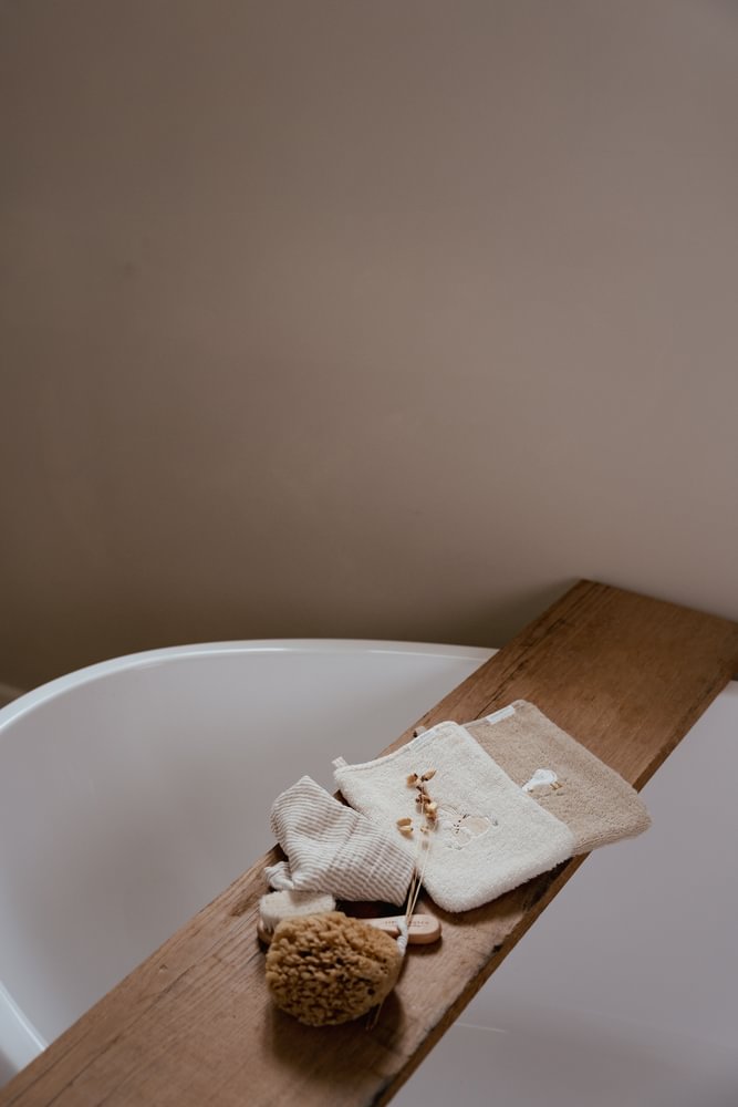 Little Dutch Washandjes Set Geborduurd Baby Bunny | Wit