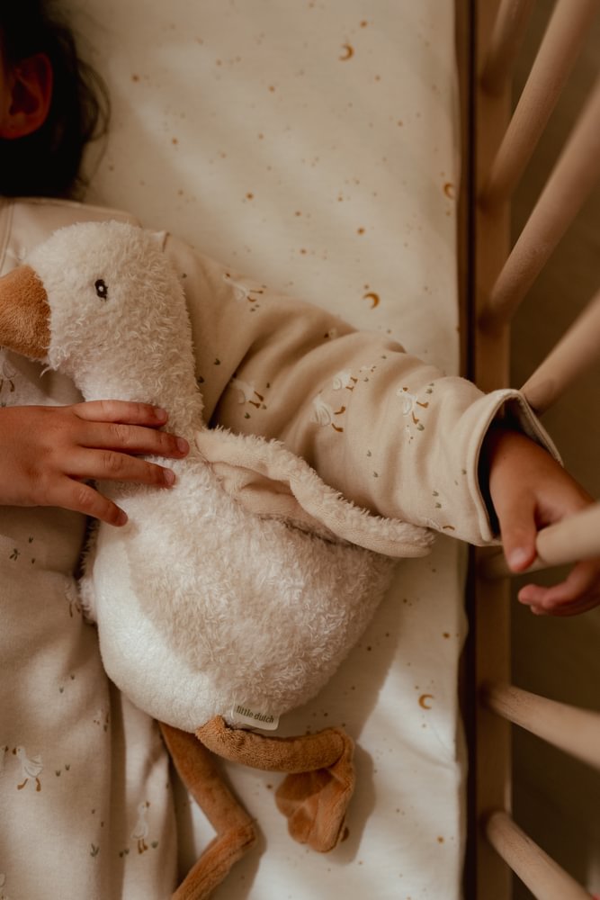 Little Dutch Hoeslaken Moon & Stars 70X140/150 | Wit