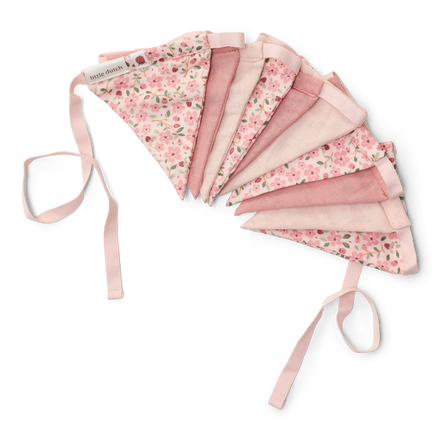 Little Dutch Slinger Met Vlaggetjes | Fairy Floral Roze