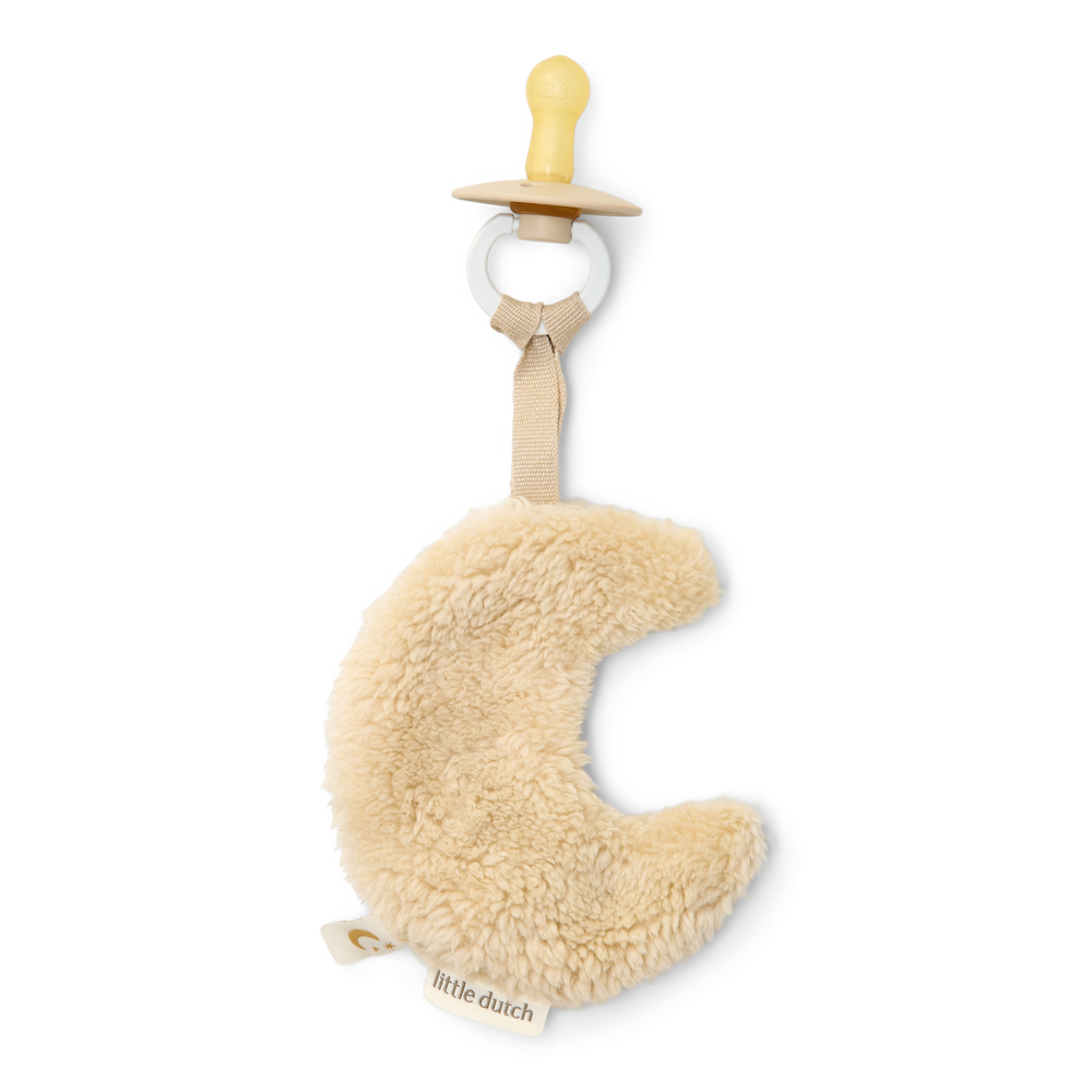 Little Dutch Speendoekje Maan | Pure Soft Beige