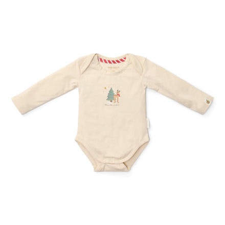 Little Dutch Romper Lange Mouw Little Christmas 2-pack | Creme