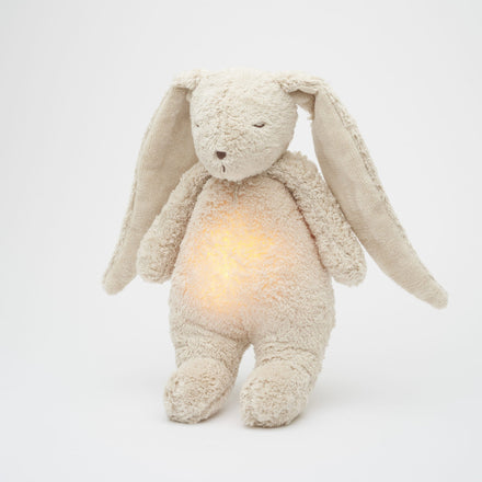 Moonie Knuffel Hartslag en Licht | Bunny Organic Sand Natur