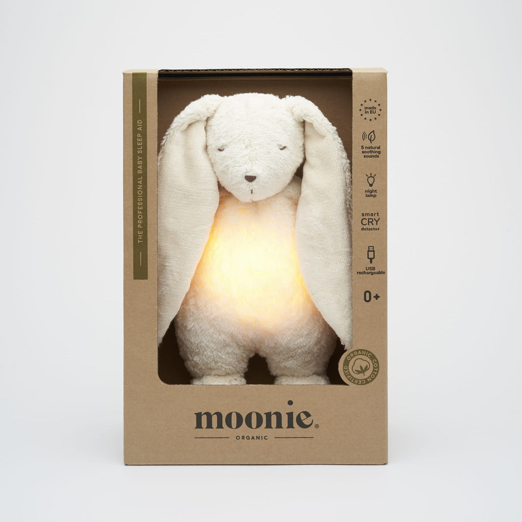 Moonie Knuffel Hartslag en Licht | Bunny Organic Polar Natur