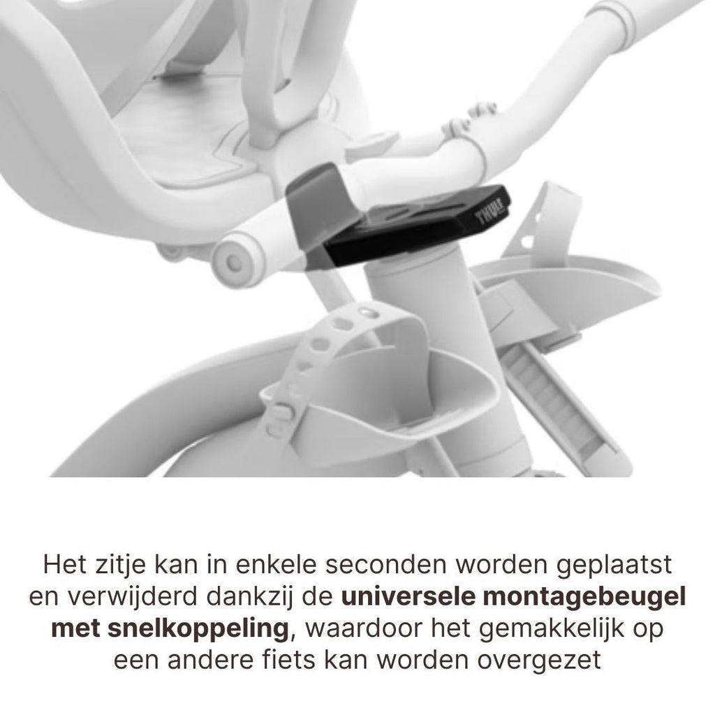 Thule Yepp Nexxt 2 Mini Fietsstoel Voorop I Aquamarine Blue