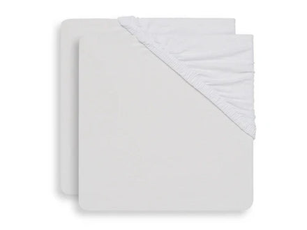 Jollein Hoeslaken Jersey 40/50x80/90cm | White