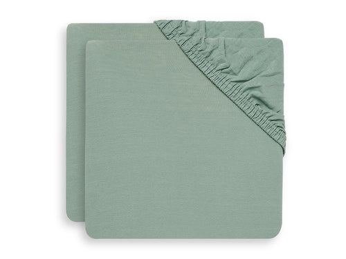 Jollein Hoeslaken Jersey 60x120cm | Ash Green