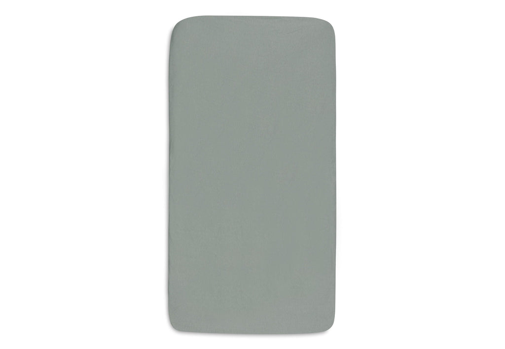 Jollein Hoeslaken Jersey 60x120cm 2ST | Sea Green/Ivory