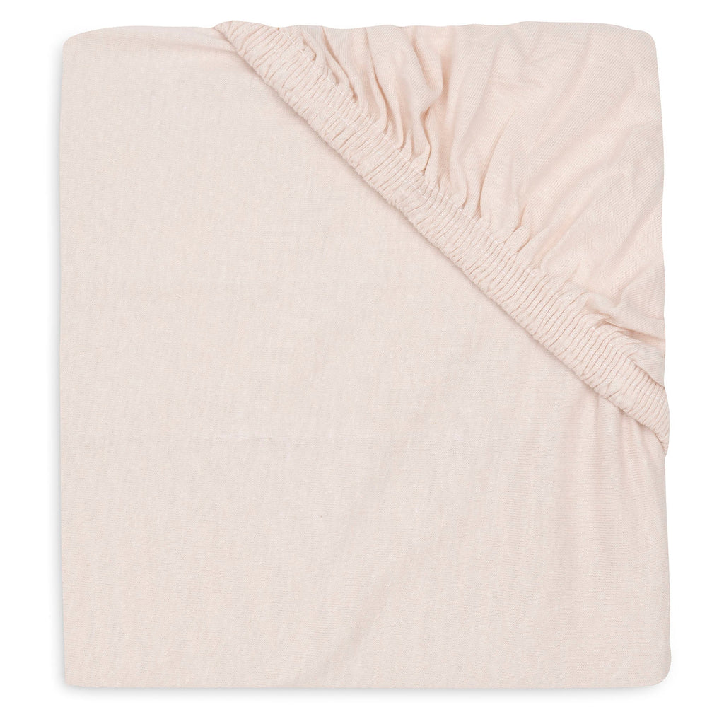 Jollein Hoeslaken Jersey 70/75x140/150cm Blush/Wild Rose (2p)