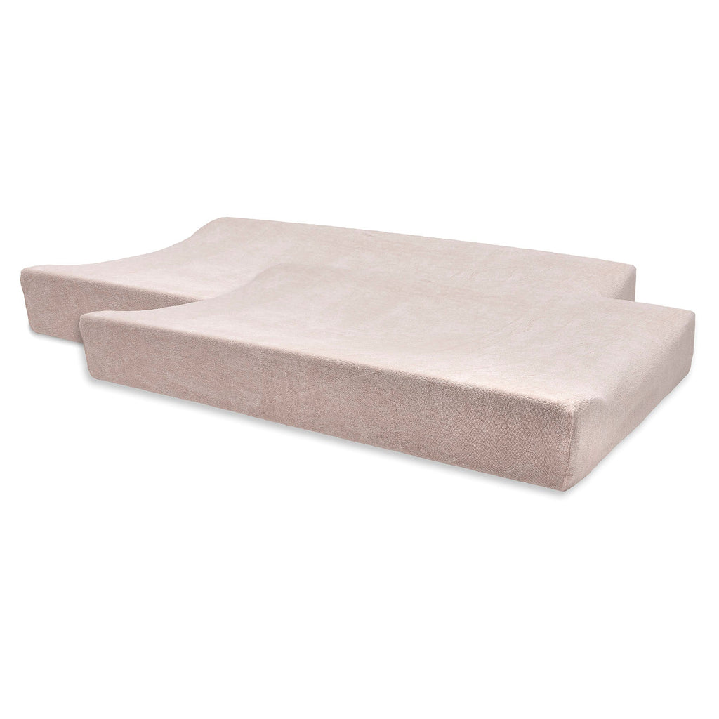 Jollein Aankleedkussenhoes Badstof 50x70cm | Silk Rose (2pack)