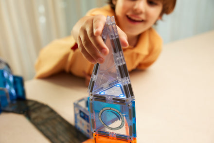 Cleverclixx Space Mission tegels voor maanbasissen en ruimtestations, schermvrij spel, De Gele Flamingo