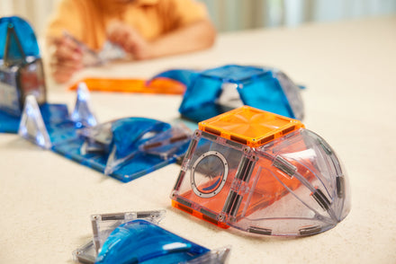 Cleverclixx Space Mission Pack, magneettegels met ruimteprint voor fantasierijk spel, De Gele Flamingo