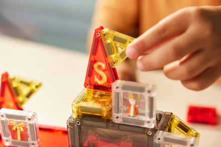 Cleverclixx Mini Tiles Sinterklaas, limited edition set van 30 magnetische minitegels, De Gele Flamingo