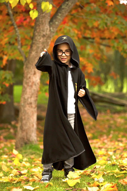 Great Pretenders Tovenaar Wizard Cloak & Glasses | 7-8Y