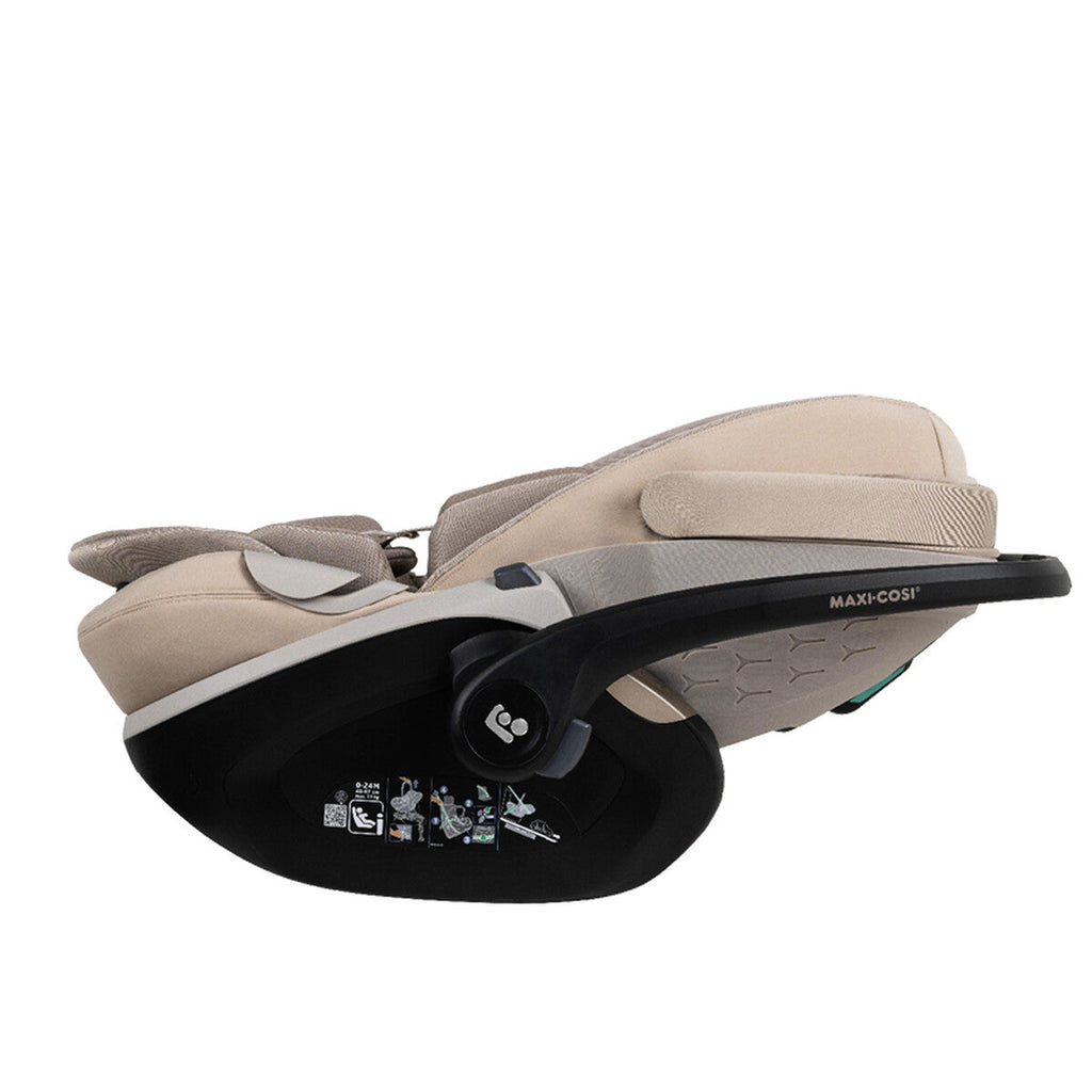 Joolz Autostoel Maxi-Cosi Pebble Slide Pro Sandy Taupe, bovenaanzicht van de zitting