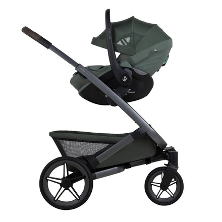 Joolz Autostoel Maxi-Cosi Pebble Slide Pro Forest Green, vooraanzicht