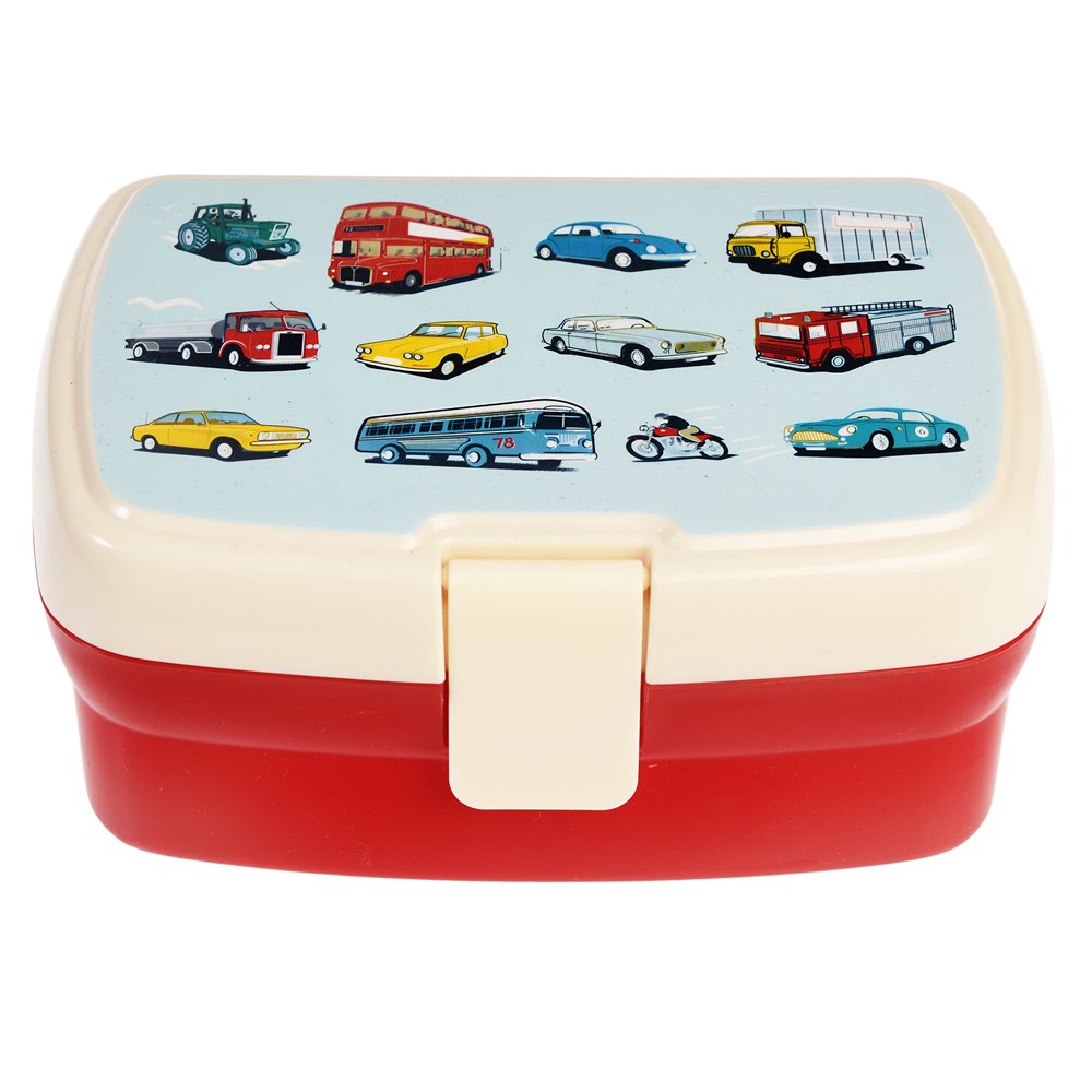 * Handige Lunchbox met tray | Road Trip