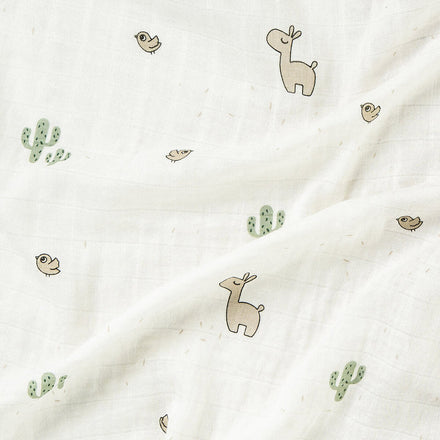 Done By Deer Hydrofiele Doek 120x120cm | Lalee Sand